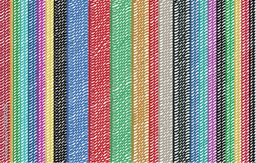 Colorful Striped Knitting Pattern Background – Seamless Wool Texture Vector for Fabric, Textile, Clothing, Wallpaper, Fashion Design, Cotton Material, Traditional Woven Decoration