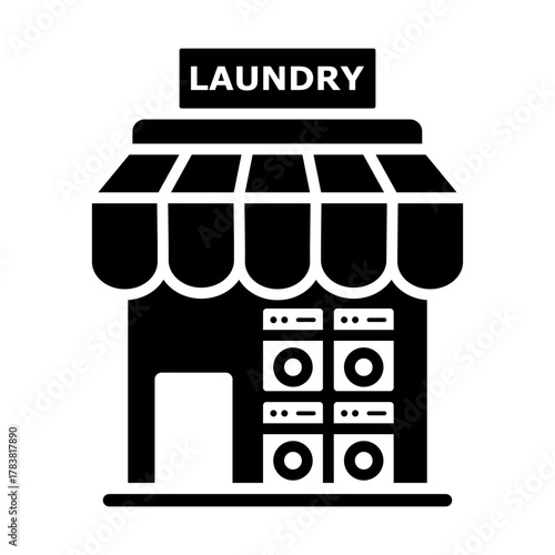 Laundry Shop Icon