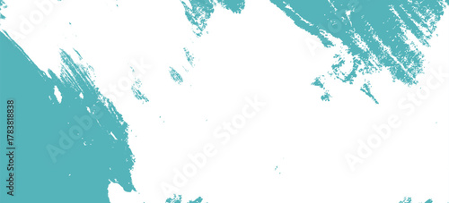 Abstract Grunge Brush Texture Background in Blue and White