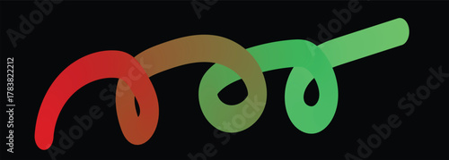 Abstract geometric design with vibrant color palette and helvetica and courier typography