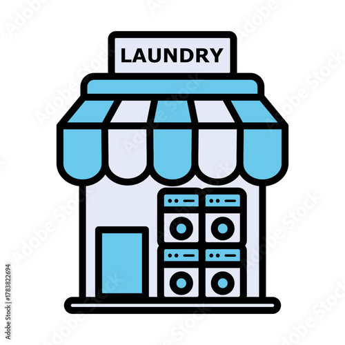 Laundry Shop Icon
