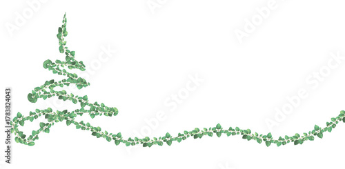 green christmas tree, christmas tree frame, christmas tree border