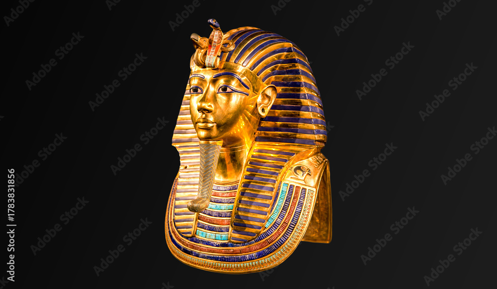 Αυτοκόλλητο Egyptian pharaoh Tutankhamun's funeral mask. Ancient egypt