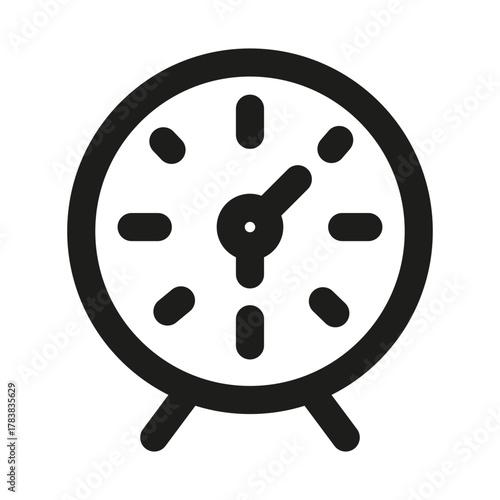Modern Clock icon depicting time management, schedules, deadlines, and productivity tracking