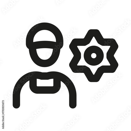 Professional Employee Skills icon showcasing expertise, training, development, and performance growth