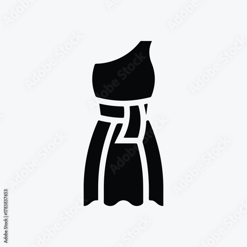 Woman dress icon