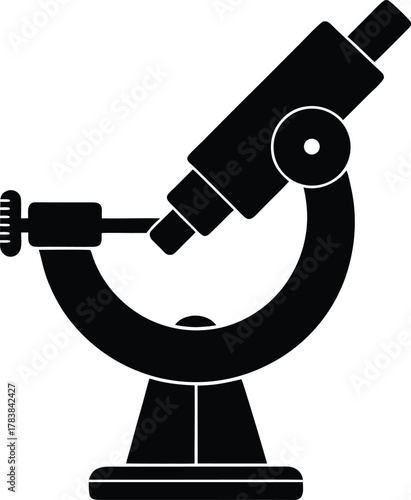 A micrometer for small measurements silhouette.