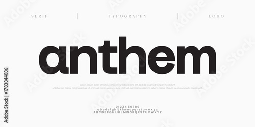 Modern tech logo alphabet font. Typography abstract minimalist sans serif technology, electronic, digital, music, movie, creative logos fonts. vector illustration
