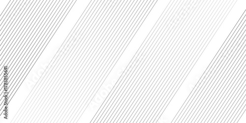 Abstract diagonal stripe oblique, slanting lines gradient abstract art modern geometric vector pattern background. black and white ribbed striped diagonal line pattern as gradient fabric texture. 