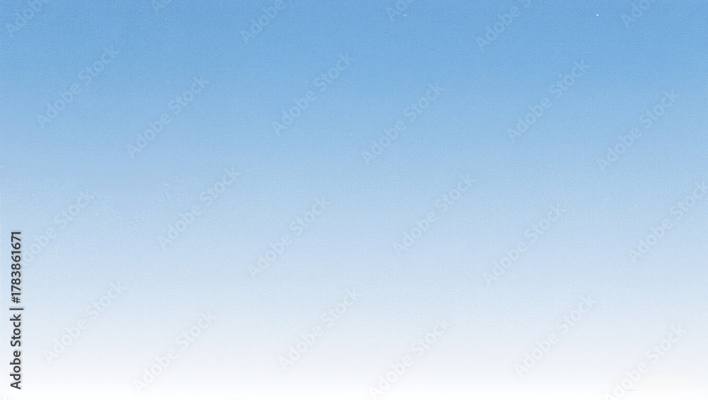 Fototapeta premium Winter gradient background, smooth transition from icy blue to white with subtle grain texture
