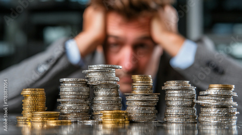 Business faces mounting pressure from difficulty paying debts, increased liabilities, reduced cash flow, lender restrictions, credit rating impacts, and urgent operational changes.