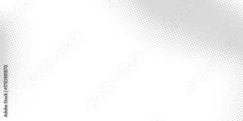 halftone style grungy overlay grain texture white backdrop. Vector ilustration