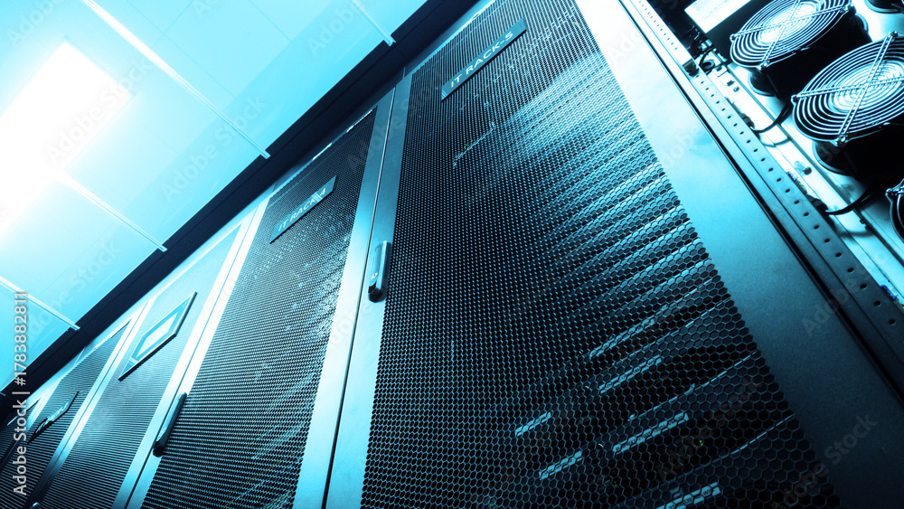 Obraz premium Server Room Technology Management System