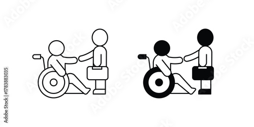 Delay set icon with white background vector stock illustration