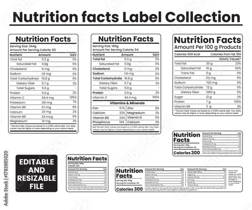 Nutrition Facts Level Collection – Comprehensive Food & Health Guide