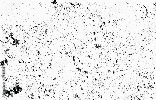 Vector grunge texture design featuring splattered black patterns on a white background for creative projects, backgrounds, and artistic designs