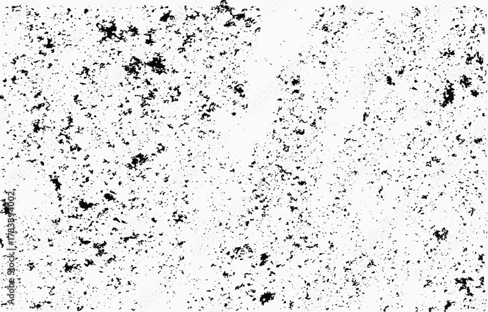 Obraz premium Grunge texture vector featuring a distressed and weathered design on a white background with black speckles and patches ideal for creative projects or backgrounds