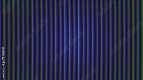 Abstract blue and green vertical ribbed background pattern