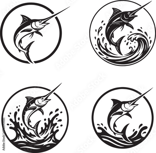 Swordfish silhouette