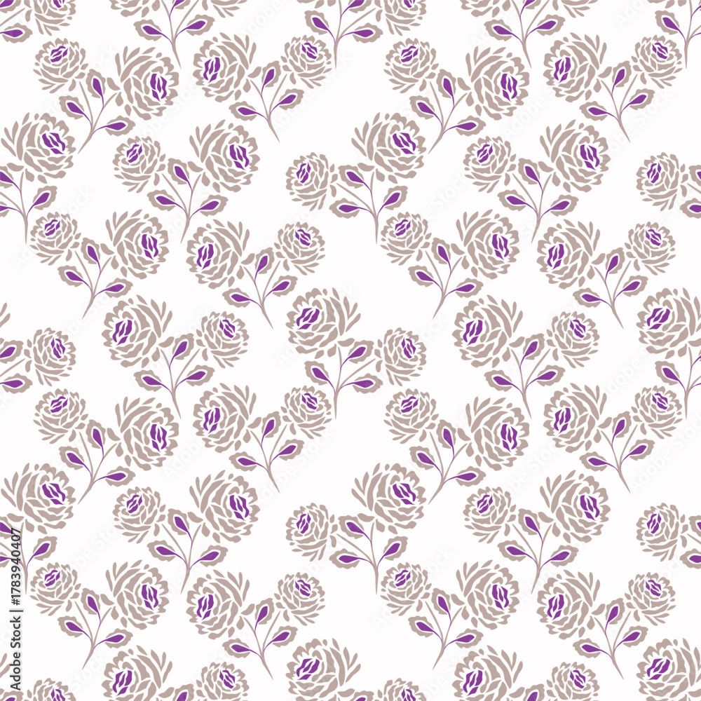 Fototapeta premium seamless floral pattern
