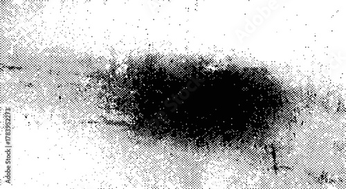 Distressed halftone overlay for retro design, giving a textured and vintage feel, perfect for adding depth and character to projects