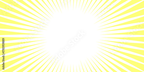 sunburst rays radiating outward from the center. Sunbeam light flash boom Sunrise glow burst. Vintage beam sunburst texture Classic vintage sun rays pattern. Sunset light retro design illustration.
