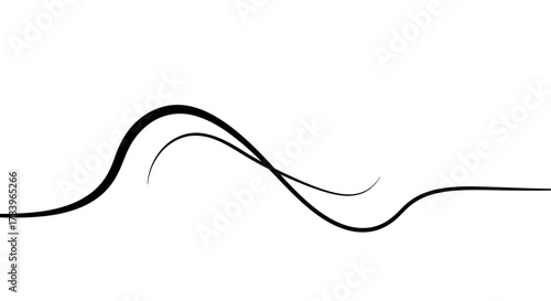 Elegant flowing lines for modern designs, professional projects, and creative artwork, perfect for adding a touch of sophistication and movement to your visuals