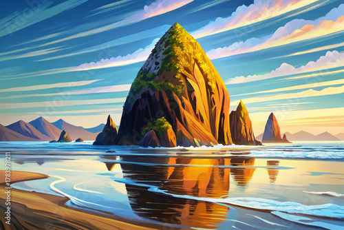 Famous Santa Monica Pier with ferris wheel, boardwalk, and beach crowd under bright sunlight