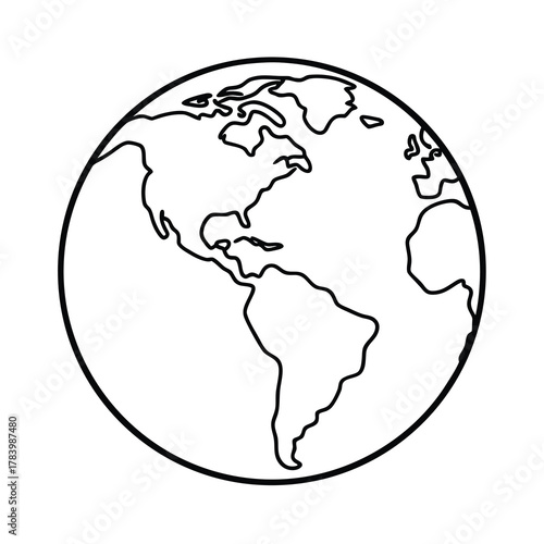 globe vector illustration