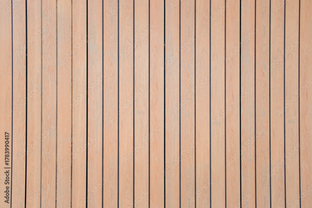 Fototapeta premium Modern wood slat wall panels background with vertical lines