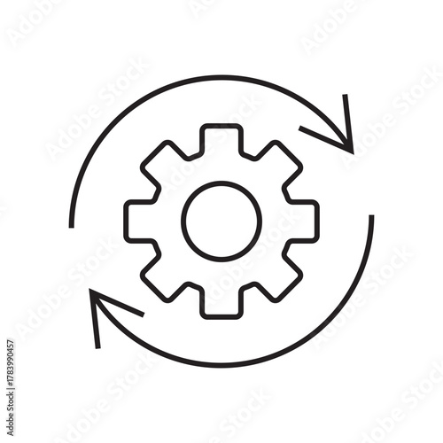 configuration. settings. configuration icons. repair. black and white icons. on a white background. vector. settings. fix the problem. find a solution. repair wizard.