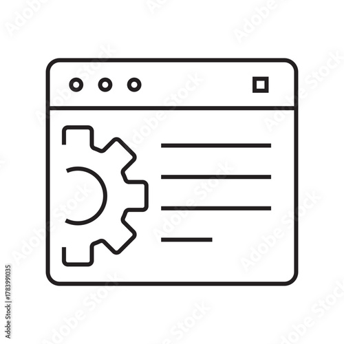 configuration. settings. configuration icons. repair. black and white icons. on a white background. vector. settings. fix the problem. find a solution. repair wizard.