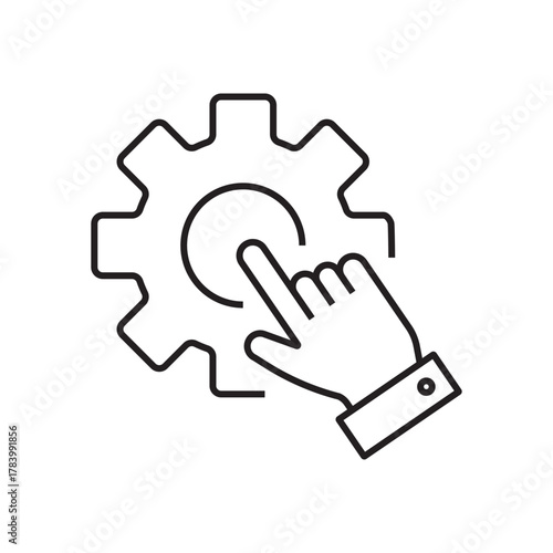 configuration. settings. configuration icons. repair. black and white icons. on a white background. vector. settings. fix the problem. find a solution. repair wizard.