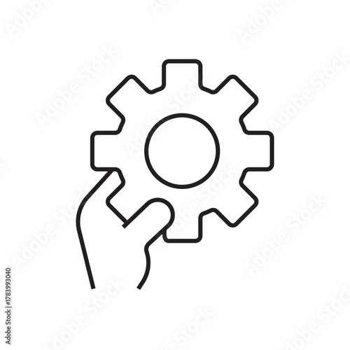 configuration. settings. configuration icons. repair. black and white icons. on a white background. vector. settings. fix the problem. find a solution. repair wizard.