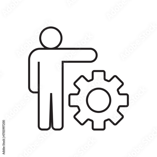 configuration. settings. configuration icons. repair. black and white icons. on a white background. vector. settings. fix the problem. find a solution. repair wizard.