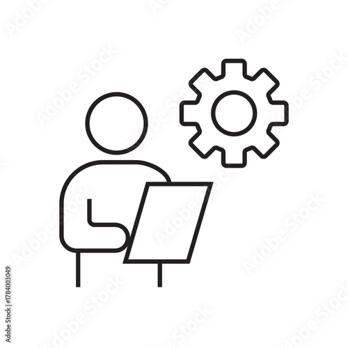 configuration. settings. configuration icons. repair. black and white icons. on a white background. vector. settings. fix the problem. find a solution. repair wizard.