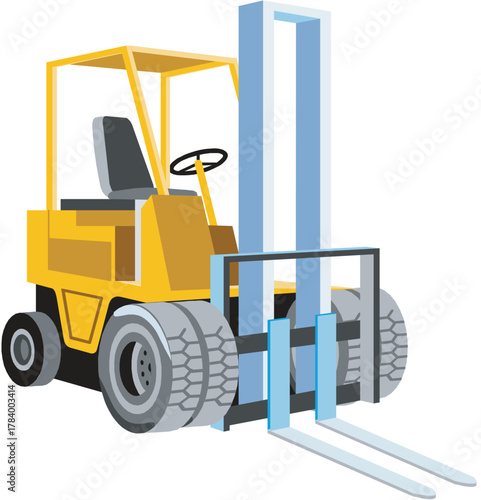 Forklift truck and loader