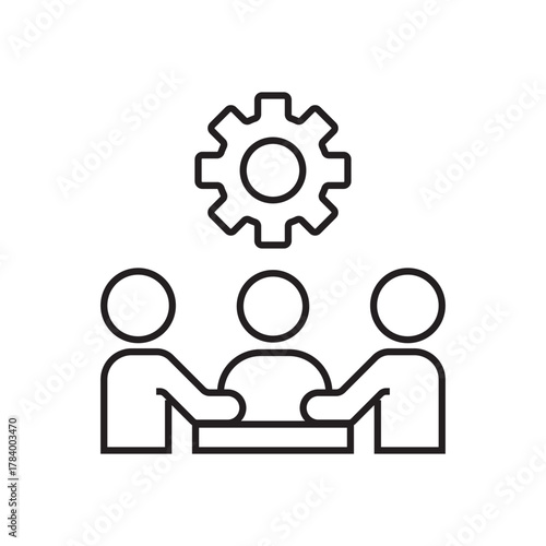 configuration. settings. configuration icons. repair. black and white icons. on a white background. vector. settings. fix the problem. find a solution. repair wizard.