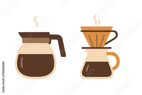 Comparison of Coffee Brewing Methods Using Carafe and Pour Over Dripper