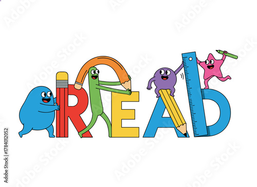 Individuals holding pencils and pens while writing, including writers, journalists, editors, copywriters, and creators, are depicted in a flat vector illustration set against a white background