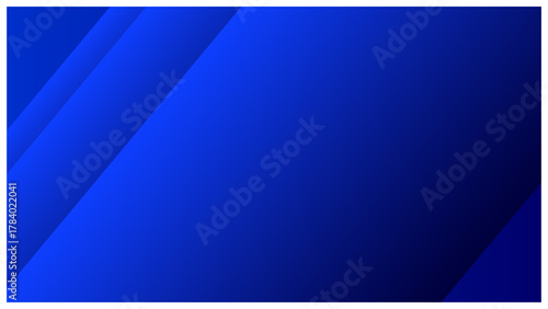 斜めラインの、シンプルなメタリックグラデーション背景 (ビジネス・デジタル・スライド) 青 紺
