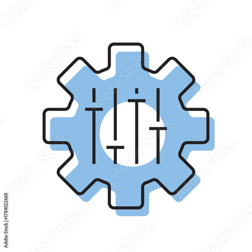 configuration. settings. configuration icons. repair. black and white icons. on a white background. vector. settings. fix the problem. find a solution. repair wizard.	