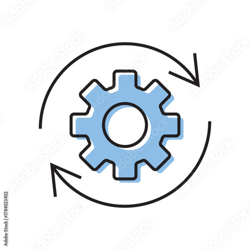configuration. settings. configuration icons. repair. black and white icons. on a white background. vector. settings. fix the problem. find a solution. repair wizard.	