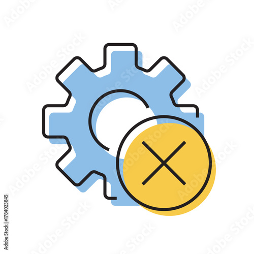 configuration. settings. configuration icons. repair. black and white icons. on a white background. vector. settings. fix the problem. find a solution. repair wizard.	