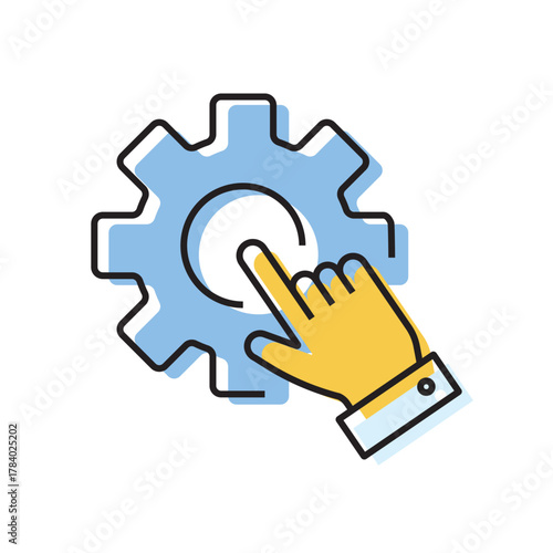 configuration. settings. configuration icons. repair. black and white icons. on a white background. vector. settings. fix the problem. find a solution. repair wizard.	