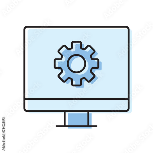 configuration. settings. configuration icons. repair. black and white icons. on a white background. vector. settings. fix the problem. find a solution. repair wizard.	