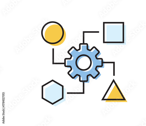 configuration. settings. configuration icons. repair. black and white icons. on a white background. vector. settings. fix the problem. find a solution. repair wizard.	