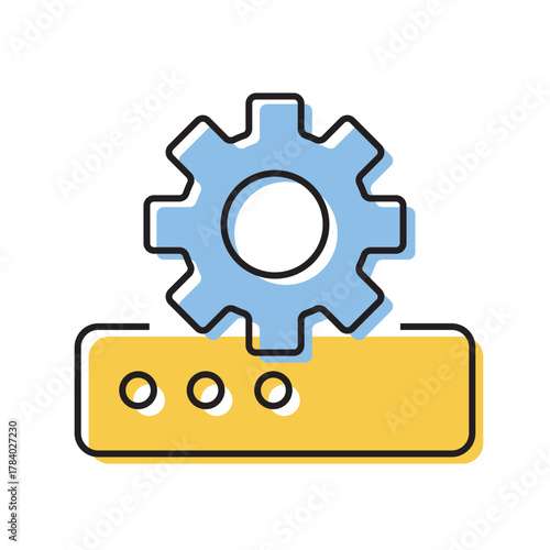 configuration. settings. configuration icons. repair. black and white icons. on a white background. vector. settings. fix the problem. find a solution. repair wizard.	