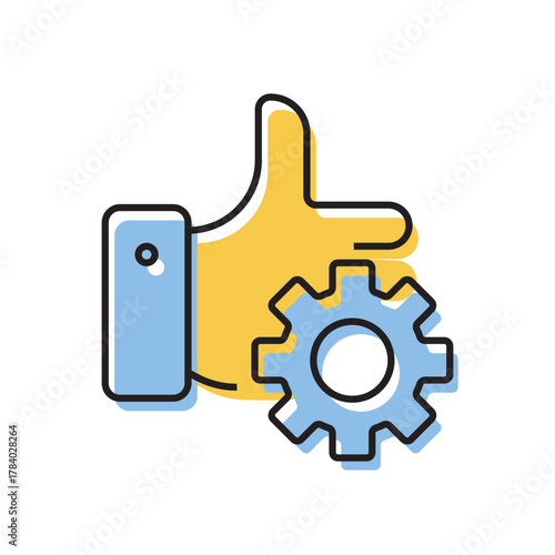 configuration. settings. configuration icons. repair. black and white icons. on a white background. vector. settings. fix the problem. find a solution. repair wizard.	