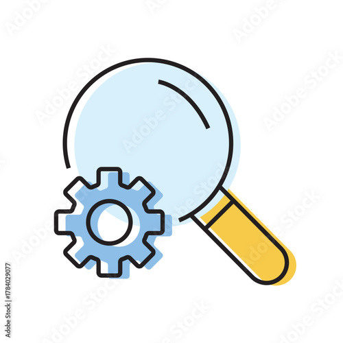 configuration. settings. configuration icons. repair. black and white icons. on a white background. vector. settings. fix the problem. find a solution. repair wizard.	